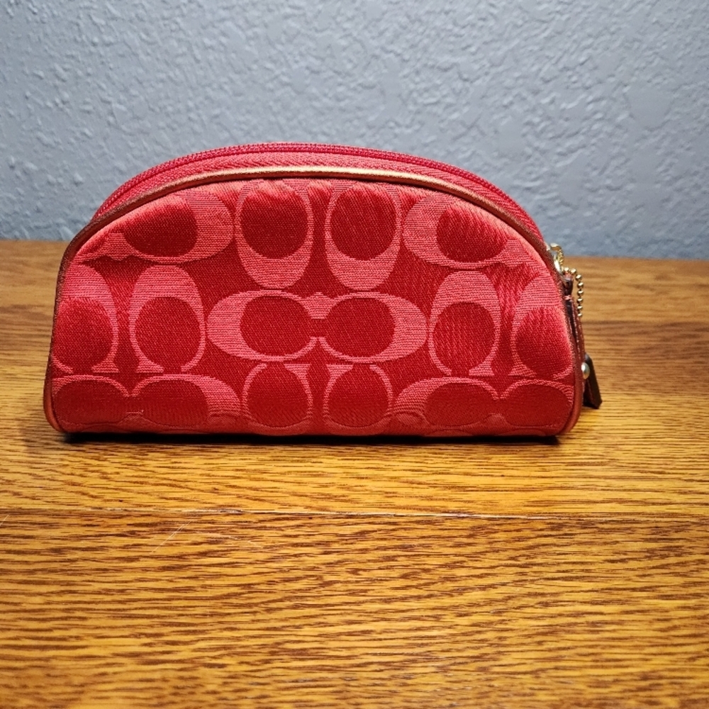 Coach x estee lauder cosmetic pouch - Picture 4 of 13